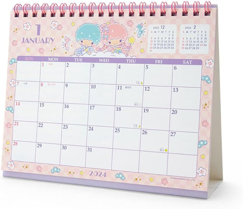 Sanrio Little Twin Stars Ring Calendar 2024 699781