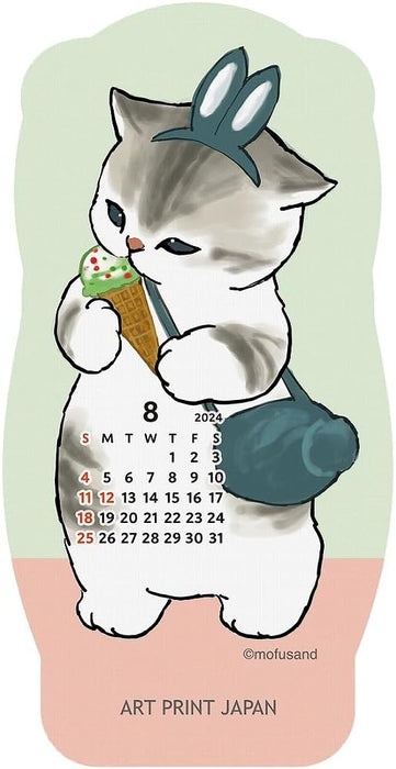 2024 mofusand Calendar/Die Cut Desk Calendar No.184