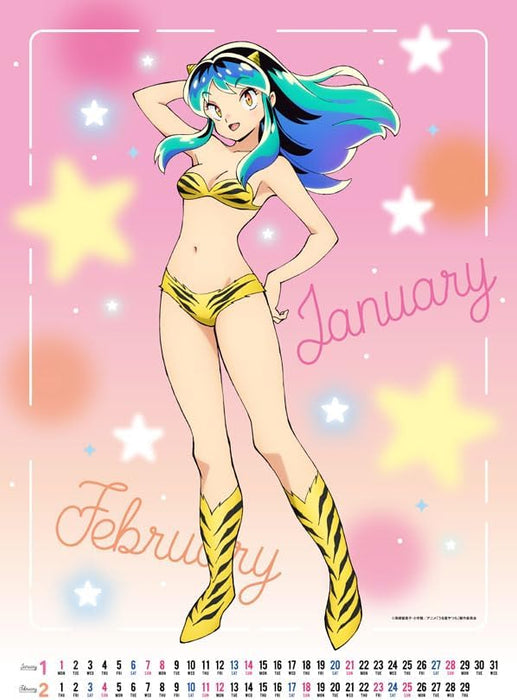 Shogakukan Shueisha Production Urusei Yatsura 2024 Wall Calendar CL-014