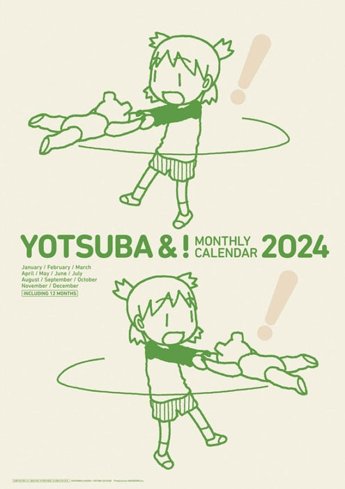 Hagoromo Yotsuba&! 2024 Wall Calendar CL24-0090