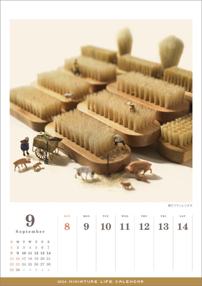 Hagoromo MINIATURE LIFE CALENDAR 2024 CL24-0466