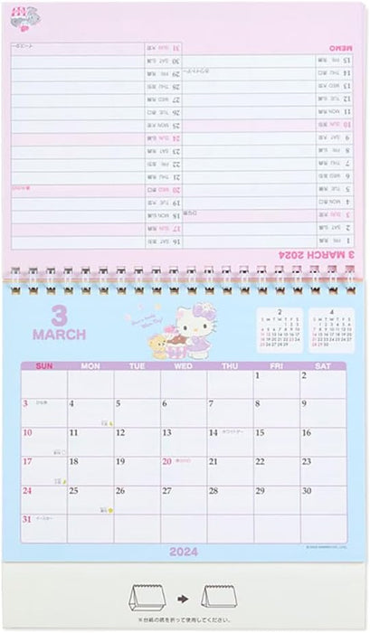 Sanrio Hello Kitty Ring Calendar 2024 699616