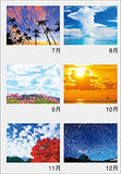 New Japan Calendar SORA 2022 Wall Calendar CL22-1066 White