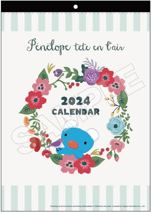 Penelope Wall Calendar 2024