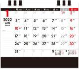 New Japan Calendar 2022 Desk Calendar Beginning on Monday NK8555