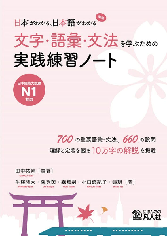 Practical Practice Note for Learning Letters, Vocabularies, and Grammar (Nihongo ga Wakaru, Nihongo ga Wakaru Compliant)