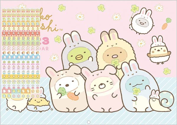 San-X 2023 Sumikko Gurashi Wall Calendar CD37101