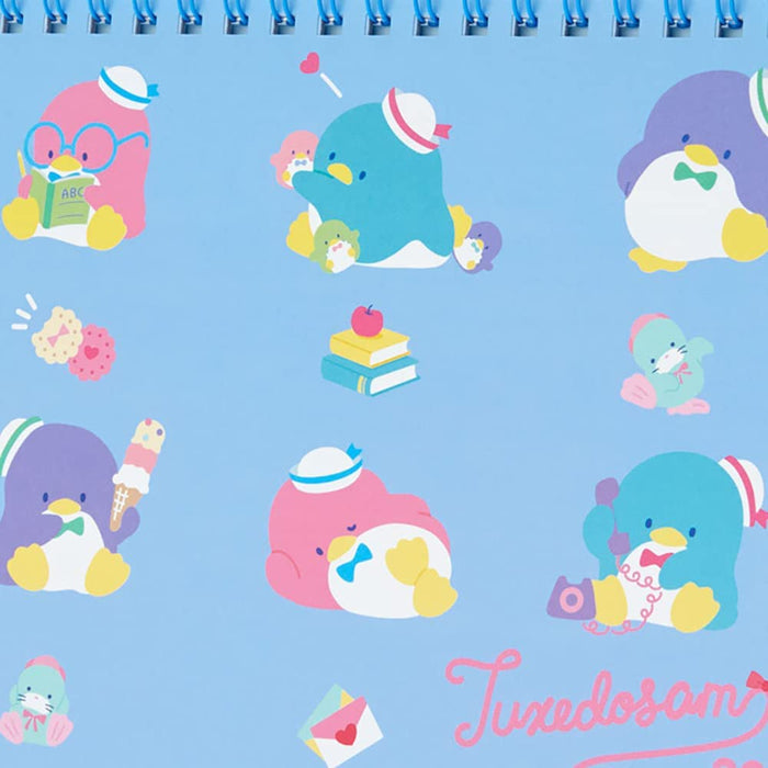 Sanrio 2023 Desktop Calendar Tuxedo Sam 3 Months 203076 Light Blue