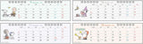 Sun-Star Stationery Snoopy 2024 Desk Calendar Snoopy S8520577