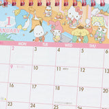 Sanrio 2023 Desktop Calendar 3 Months 203106 Light Blue