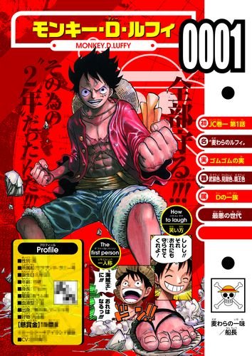 VIVRE CARD ONE PIECE Visual Dictionary STARTER SET Vol.1