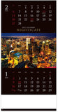 New Japan Calendar 2022 Wall Calendar Night Scape Moji 2 Months Type NK901