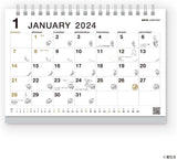 New Japan Calendar 2024 Desk Calendar Desk Calendar Sora Calendar White NK8951