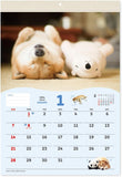 New Japan Calendar 2024 Wall Calendar Shiba Inu Maru Small NK4008