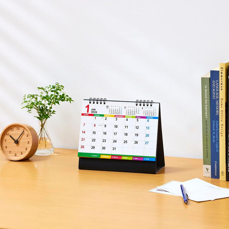 New Japan Calendar 2024 Desk Calendar Color Index NK8516