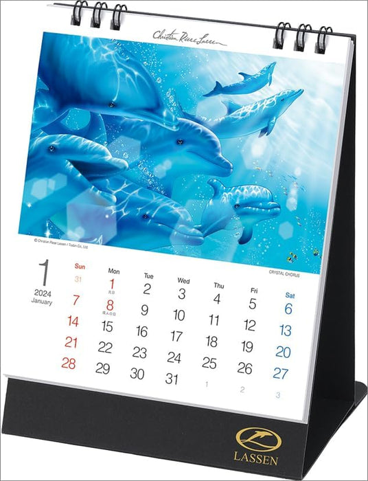 Todan 2024 Desk T Calendar Christian Riese Lassen CL24-1093