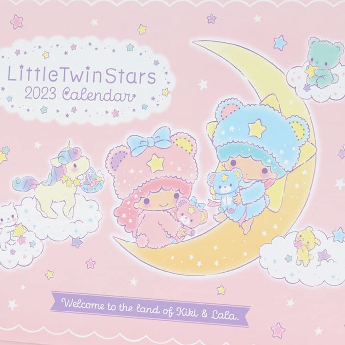 Sanrio 2023 Desktop Calendar Little Twin Stars 3 Months 202827