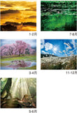 New Japan Calendar 2023 Wall Calendar Amazing Nature NK116