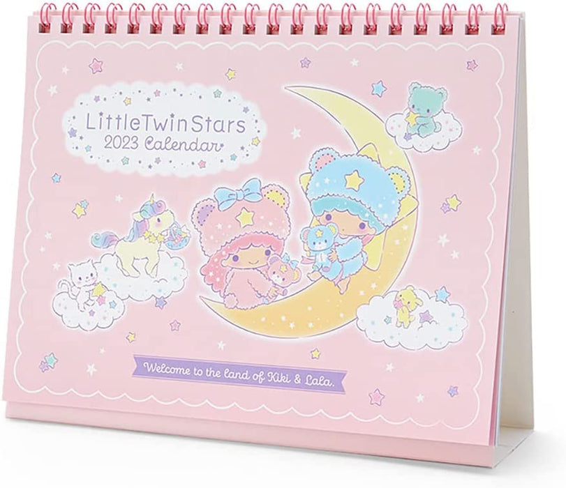 Sanrio 2023 Desktop Calendar Little Twin Stars 3 Months 202827