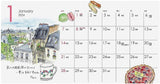 2024 Tabi no Omoide/Yoko Oshida Calendar (Desk Calendar) No.097