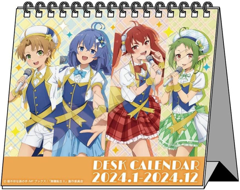 Mushoku Tensei II - Jobless Reincarnation - Desk Calendar 2024