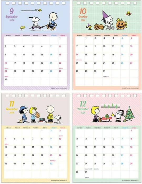 Sun-Star Stationery Snoopy 2024 Desk Calendar Snoopy S8520453