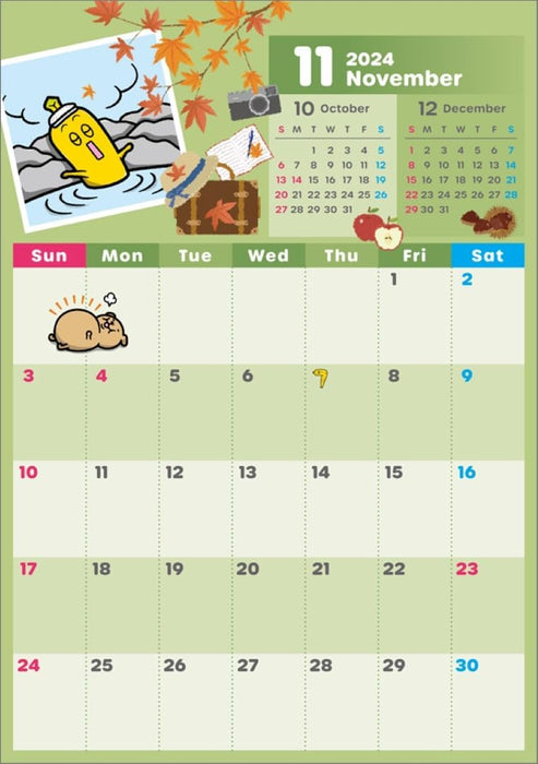 Hagoromo nanana 2024 Desk Calendar CL24-0130