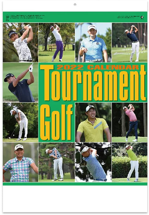 New Japan Calendar 2022 Wall Calendar Tournament Golf NK128