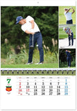 New Japan Calendar 2023 Wall Calendar Champion's Golf NK129