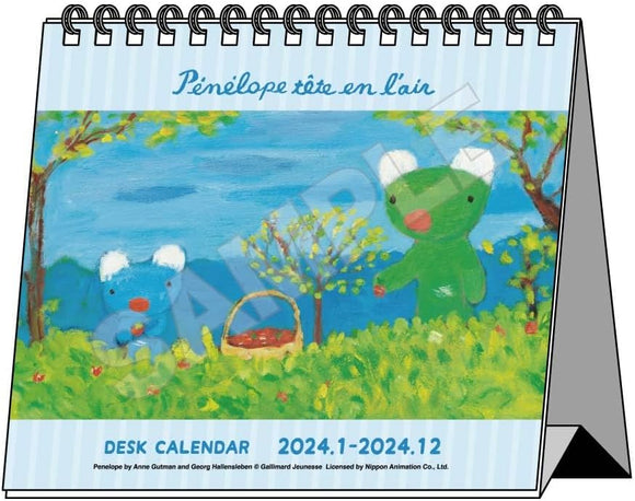 Penelope Desk Calendar 2024