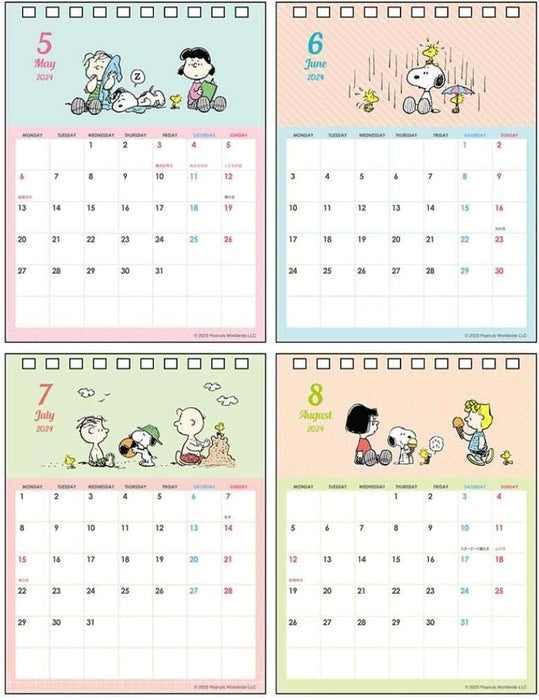 Sun-Star Stationery Snoopy 2024 Desk Calendar Snoopy S8520453