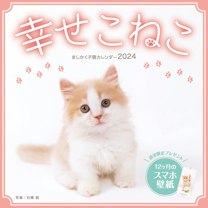 Mashikaku Koneko Calendar 2024 Happy Kitten (Impress Calendar 2024)