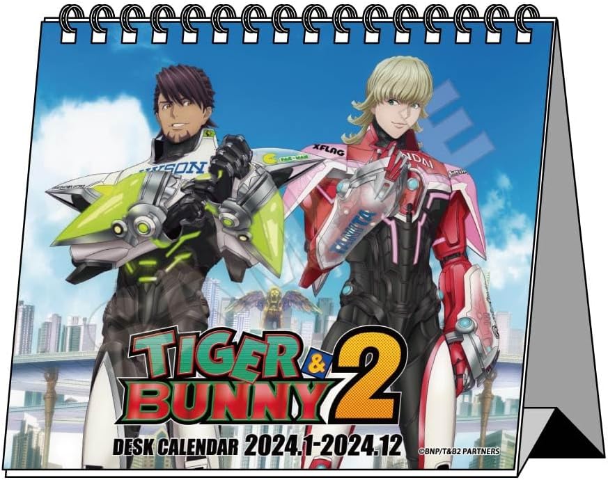 TIGER & BUNNY 2 Desk Calendar 2024