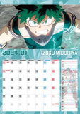 Ensky TV Anime 'My Hero Academia' 2024 Wall Calendar CL-029