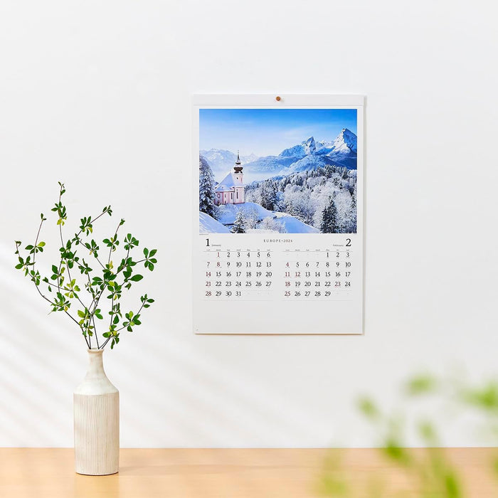 New Japan Calendar 2024 Wall Calendar Europe NK28