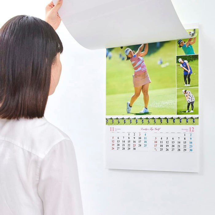 New Japan Calendar 2023 Wall Calendar Ladies Top Golf NK127