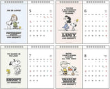 Sun-Star Stationery Snoopy 2024 Desk Calendar Vintage S8520658