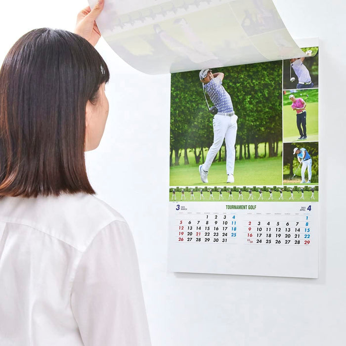 New Japan Calendar 2023 Wall Calendar Tournament Golf NK128