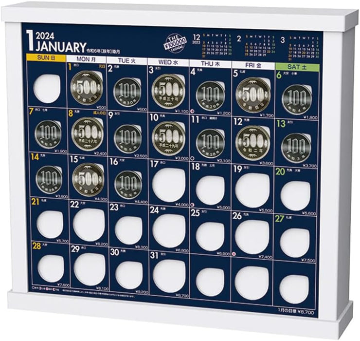 Try-X 2024 Desk Calendar The 100,000 Yen Calendar CL-634 23x26cm