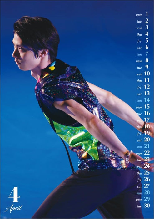 Hagoromo Yuzuru Hanyu 2024 Desk Calendar CL24-0554