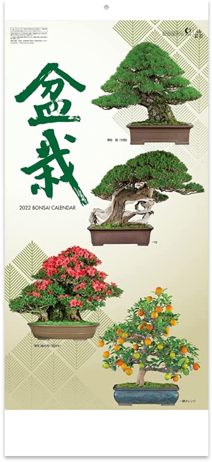 New Japan Calendar 2022 Wall Calendar Bonsai Calendar NK152
