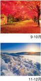 New Japan Calendar 2023 Wall Calendar PURE Memorable Scenery of Japan NK34