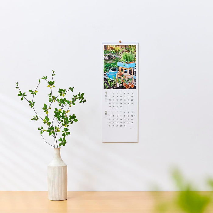 New Japan Calendar 2024 Wall Calendar Small Green NK428