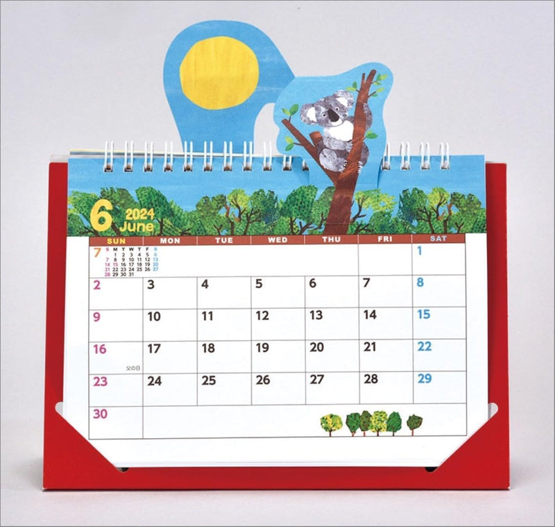 KS Hanbai Desk Calendar Eric Carle Pop-up 2024 CL24-0500