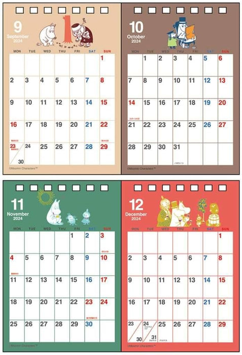 Sun-Star Stationery Moomin 2024 Desk Calendar Moomin S8520550