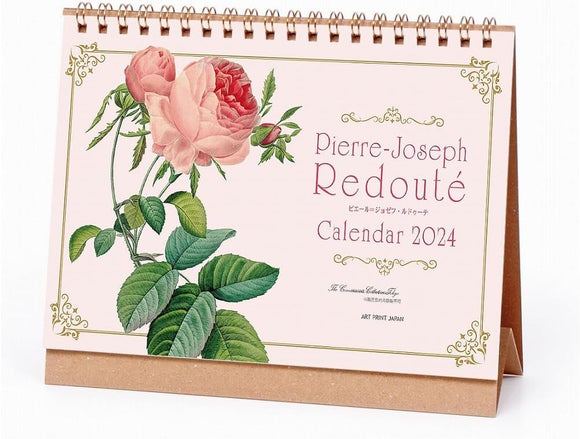 2024 RePierre-Joseph Redoute Desk Calendar No.085