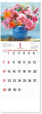 New Japan Calendar 2024 Wall Calendar Flower on the Table Small NK427