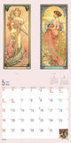Try-X 2024 Wall Calendar Mucha CL-473 60x30cm