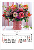 New Japan Calendar 2022 Wall Calendar Floral Gift NK408