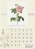 2024 RePierre-Joseph Redoute Wall Calendar No.082